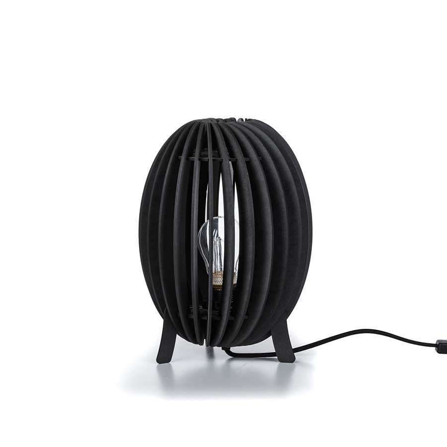 Blij Design tafellamp Swan - 1 lichts - 27 x 27 cm - zwart