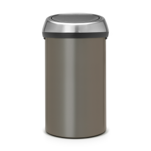 Brabantia Touch Bin afvalemmer, 60 liter – Platinum Brabantia Touch Bin afvalemmer, 60 liter – Platinum