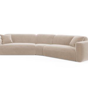 Cosmopolitan Design Symmetrische modulaire hoekbank Strino 3-zits, flu Cosmopolitan Design Symmetrische modulaire hoekbank Strino 3-zits, flu