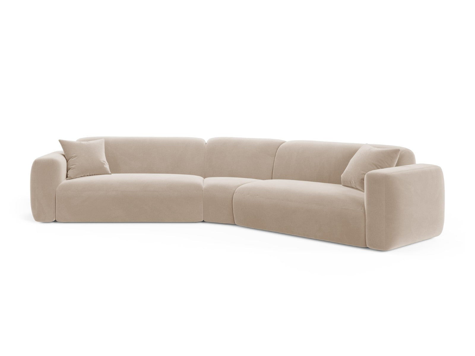 Cosmopolitan Design Symmetrische modulaire hoekbank Strino 3-zits, flu