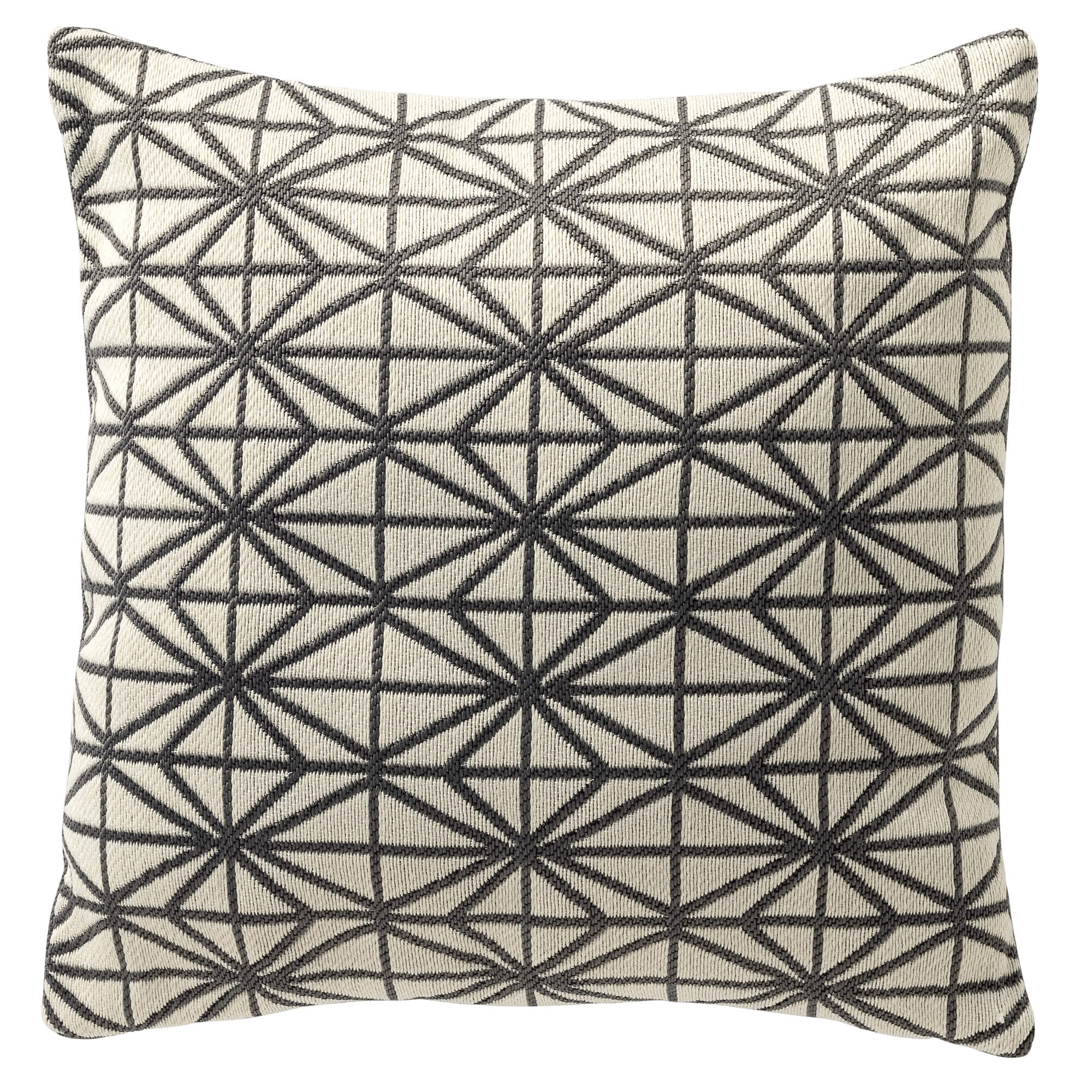 NISA - kussenhoes outdoor 45x45 cm - waterafstotend - Charcoal Gray -