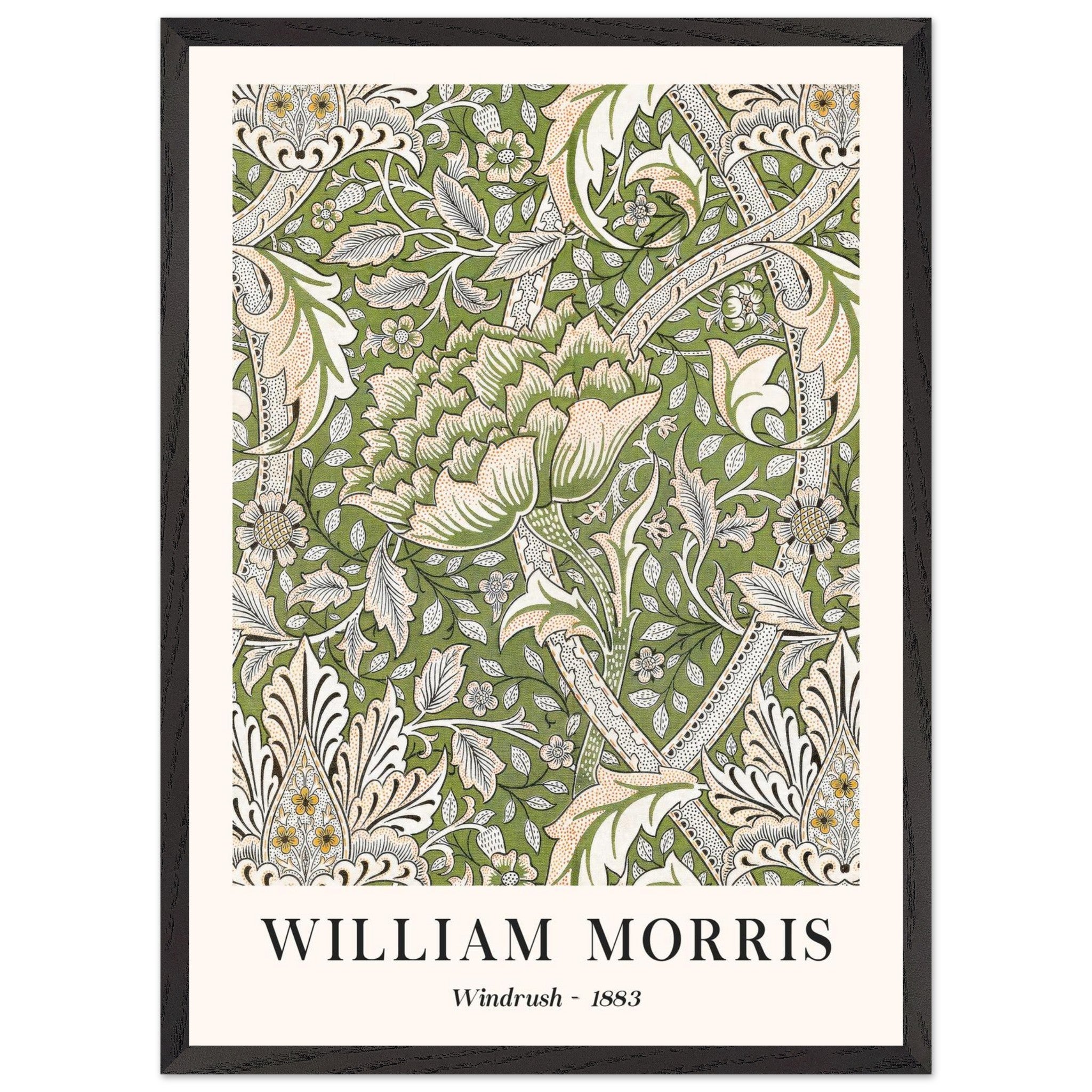 Artfulprints Poster met Lijst William Morris - Windrush 1883 - 50x70 c