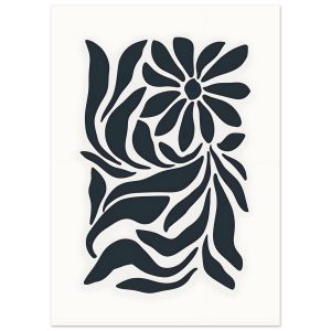 Artfulprints Poster Matisse – Inner bloom – 50×70 cm – Zwart / Wit Artfulprints Poster Matisse – Inner bloom – 50×70 cm – Zwart / Wit