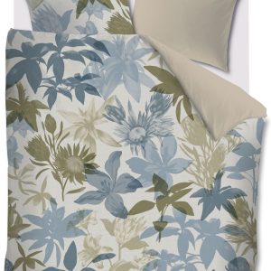 Beddinghouse Dekbedovertrek Flori – 200 x 200/220 cm – Blauw Beddinghouse Dekbedovertrek Flori – 200 x 200/220 cm – Blauw