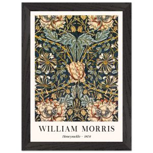 Artfulprints Poster met Lijst William Morris – Honeysuckle 1876 – A4 2