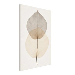 Artfulprints Canvas Japandi – Leaf canvas – 40×60 cm – beige Artfulprints Canvas Japandi – Leaf canvas – 40×60 cm – beige