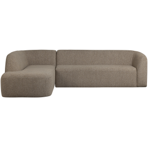 WOOOD hoekbank links Sloping – Chenille – Lichtbruin Melange WOOOD hoekbank links Sloping – Chenille – Lichtbruin Melange