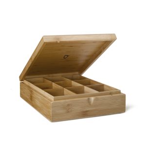 Bredemeijer – Theedoos 9-vaks gesloten bamboe natural Bredemeijer – Theedoos 9-vaks gesloten bamboe natural
