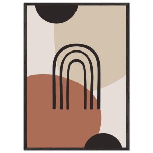 Artfulprints Poster met Lijst Boho – Natural arches – 70×100 cm – Terr Artfulprints Poster met Lijst Boho – Natural arches – 70×100 cm – Terr