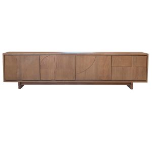 DÉJA Living Tv-meubel Otin – Bruin Hout – 200x40x50cm DÉJA Living Tv-meubel Otin – Bruin Hout – 200x40x50cm
