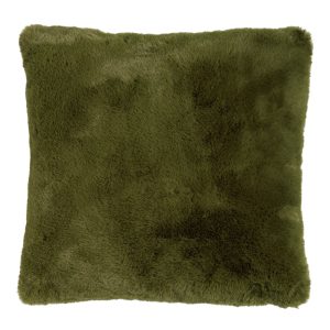 ZAYA – sierkussen 45×45 cm – bontlook – effen kleur – Chive – groen ZAYA – sierkussen 45×45 cm – bontlook – effen kleur – Chive – groen
