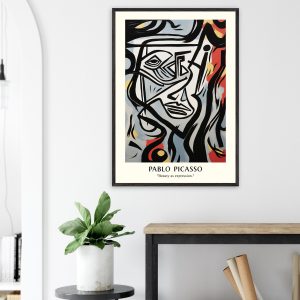 Artfulprints Poster Pablo Picasso – Beauty as expression – 70×100 cm – Artfulprints Poster Pablo Picasso – Beauty as expression – 70×100 cm –