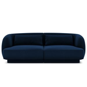 Cosmopolitan Design Bank Tulum 2-zits, flueel, koningsblauw – 90x180x7 Cosmopolitan Design Bank Tulum 2-zits, flueel, koningsblauw – 90x180x7