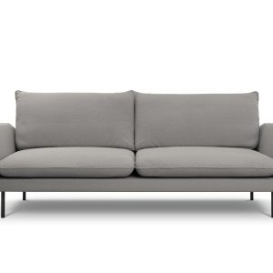 Cosmopolitan Design Bank Vienna 4-zits, boucle, grijs – 92x230x95cm Cosmopolitan Design Bank Vienna 4-zits, boucle, grijs – 92x230x95cm