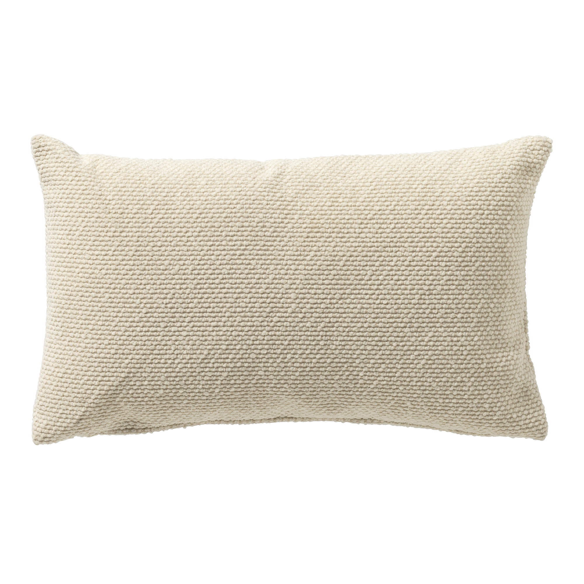 JULIO - kussenhoes outdoor 30x50 cm - waterafstotend - Marshmallow - w