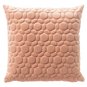 KAISA – Kussenhoes 45×45 cm – 3D – print – effen kleur – Pink Sand – r KAISA – Kussenhoes 45×45 cm – 3D – print – effen kleur – Pink Sand – r