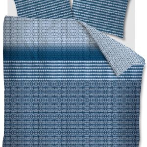 Beddinghouse dekbedovertrek Yori – 200×200/220 cm – blauw Beddinghouse dekbedovertrek Yori – 200×200/220 cm – blauw