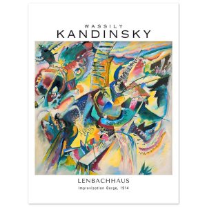 Artfulprints Wassily Kandinsky – Improvisation Gorge poster 30×40 cm Artfulprints Wassily Kandinsky – Improvisation Gorge poster 30×40 cm
