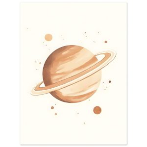 Artfulprints Poster Droomplaneet – 30×40 cm – Bruin Artfulprints Poster Droomplaneet – 30×40 cm – Bruin