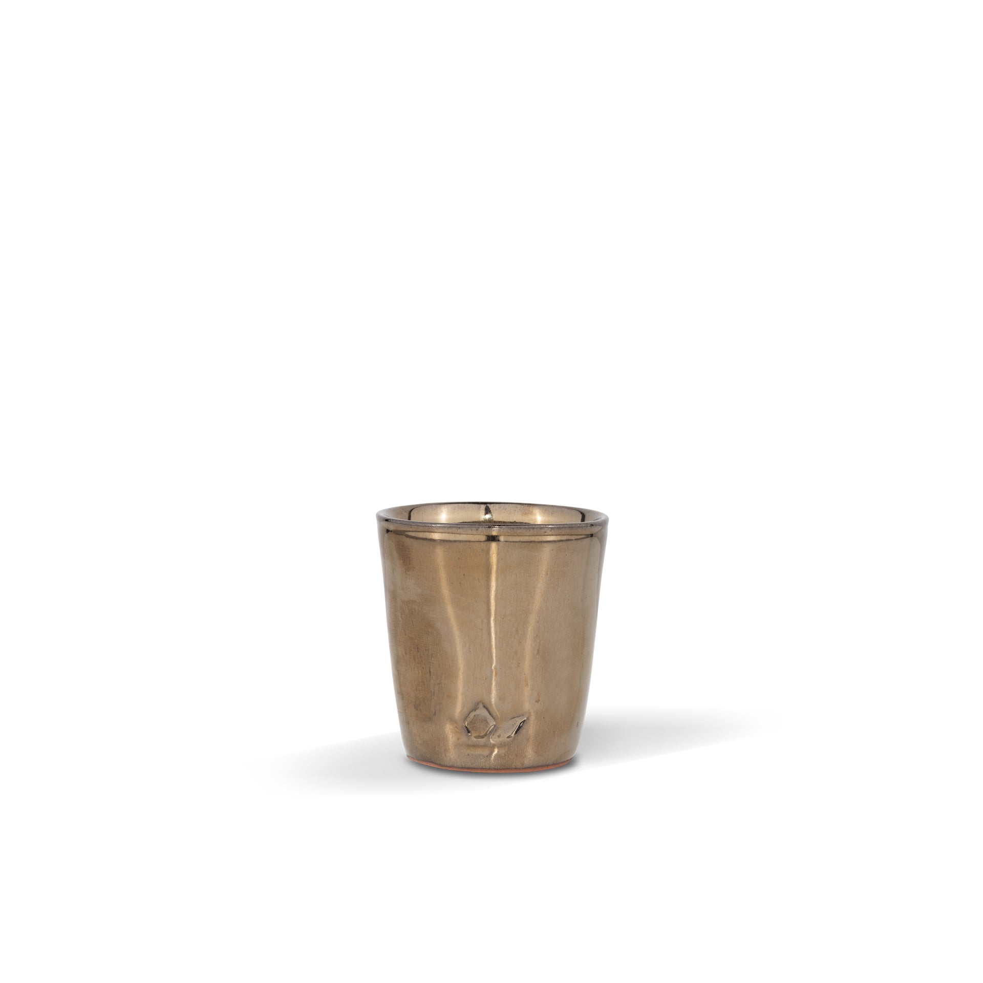 Dutchdeluxes Luxe Gehard aardewerk - Mok - Theekop - Koffiekop - Goud-