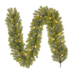Black Box Trees Nagoya Guirlande met LED Verlichting – L180 x Ø20 cm – Black Box Trees Nagoya Guirlande met LED Verlichting – L180 x Ø20 cm –