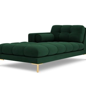 Cosmopolitan Design linker meridiaan Bali flueel, flessengroen – 185×1 Cosmopolitan Design linker meridiaan Bali flueel, flessengroen – 185×1