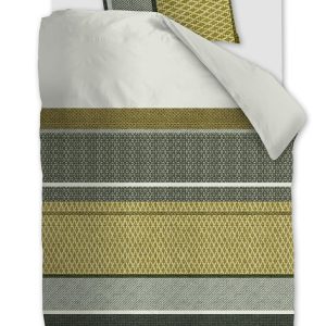 Beddinghouse dekbedovertrek Benthe – 140×200/220 cm – groen Beddinghouse dekbedovertrek Benthe – 140×200/220 cm – groen