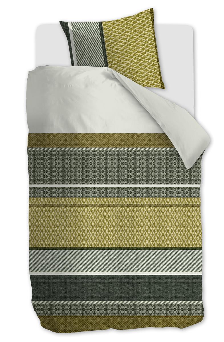 Beddinghouse dekbedovertrek Benthe - 140x200/220 cm - groen