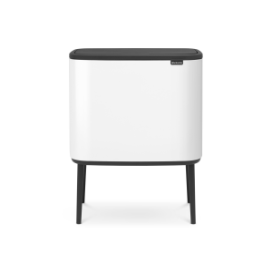 Brabantia Bo Touch Bin, met 3 binnenemmers, 3 x 11L – White Brabantia Bo Touch Bin, met 3 binnenemmers, 3 x 11L – White
