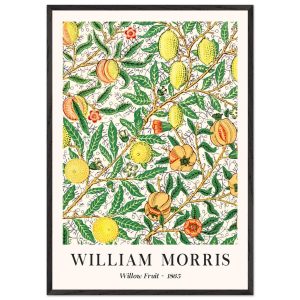 Artfulprints Poster met Lijst William Morris – Willow fruit – 70×100 c Artfulprints Poster met Lijst William Morris – Willow fruit – 70×100 c