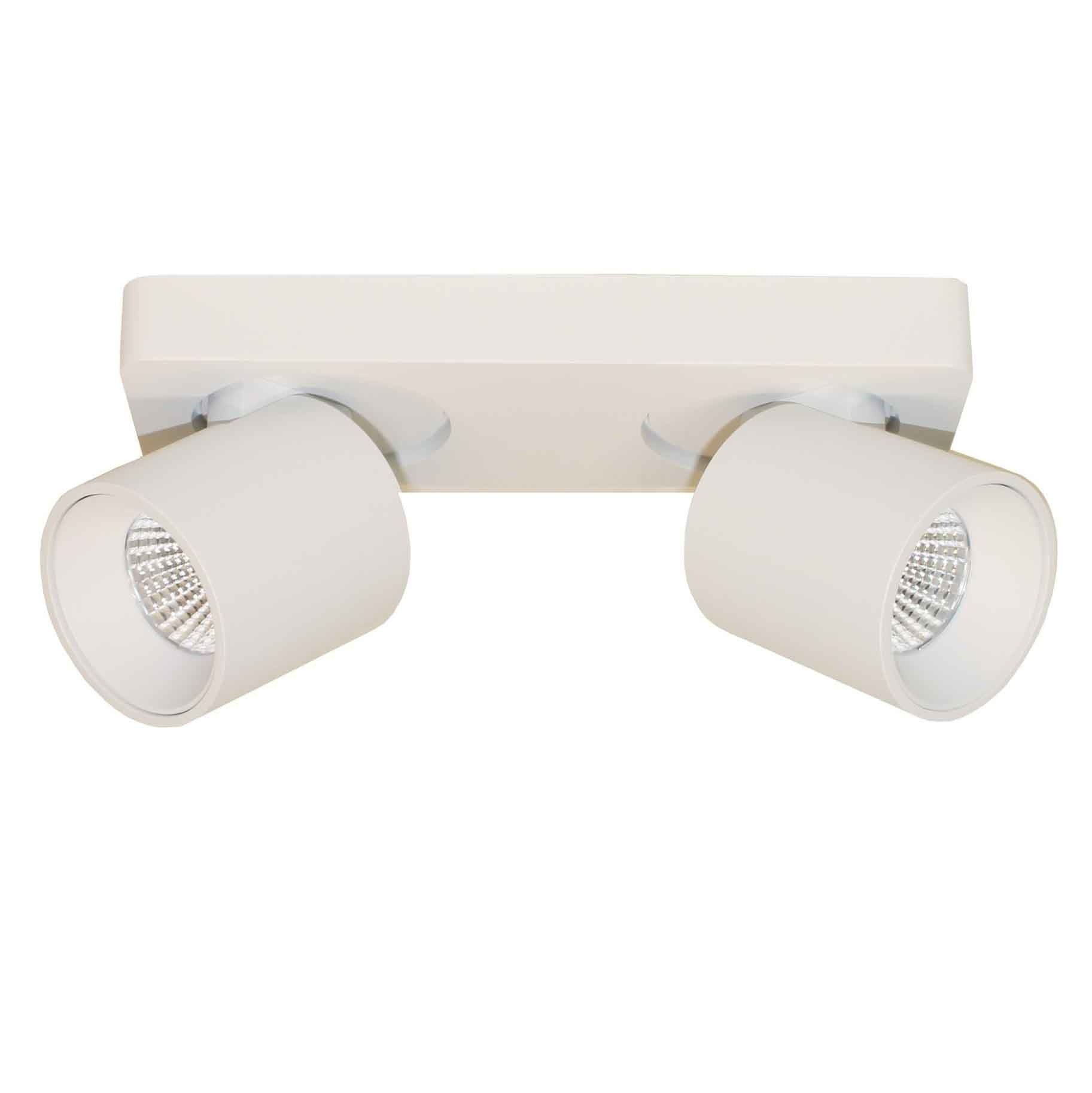Artdelight spot Laguna - 2 lichts - 22 x 9.5 cm - wit