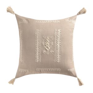 Calma House Kussenhoes Traste – Steenkleur – 60×60 Calma House Kussenhoes Traste – Steenkleur – 60×60