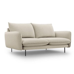 Cosmopolitan Design Bank Vienna 2-zits, structurele stof, beige – 92×1 Cosmopolitan Design Bank Vienna 2-zits, structurele stof, beige – 92×1