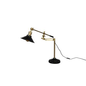 Dutchbone Penelope Tafellamp/ Bureaulamp Zwart Dutchbone Penelope Tafellamp/ Bureaulamp Zwart