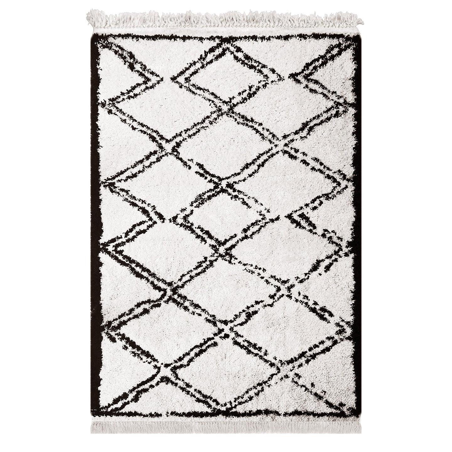 AFK Living vloerkleed Tanger - shaggy - beige - 120 x 170 cm