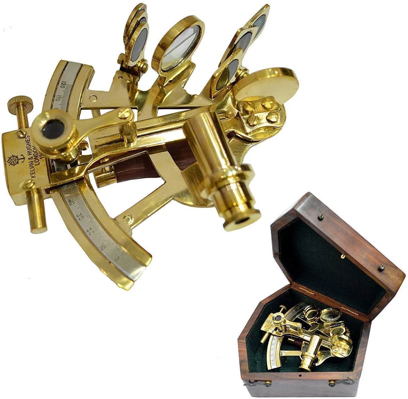 Sextant nautisch antiek navigatie hulpmiddel