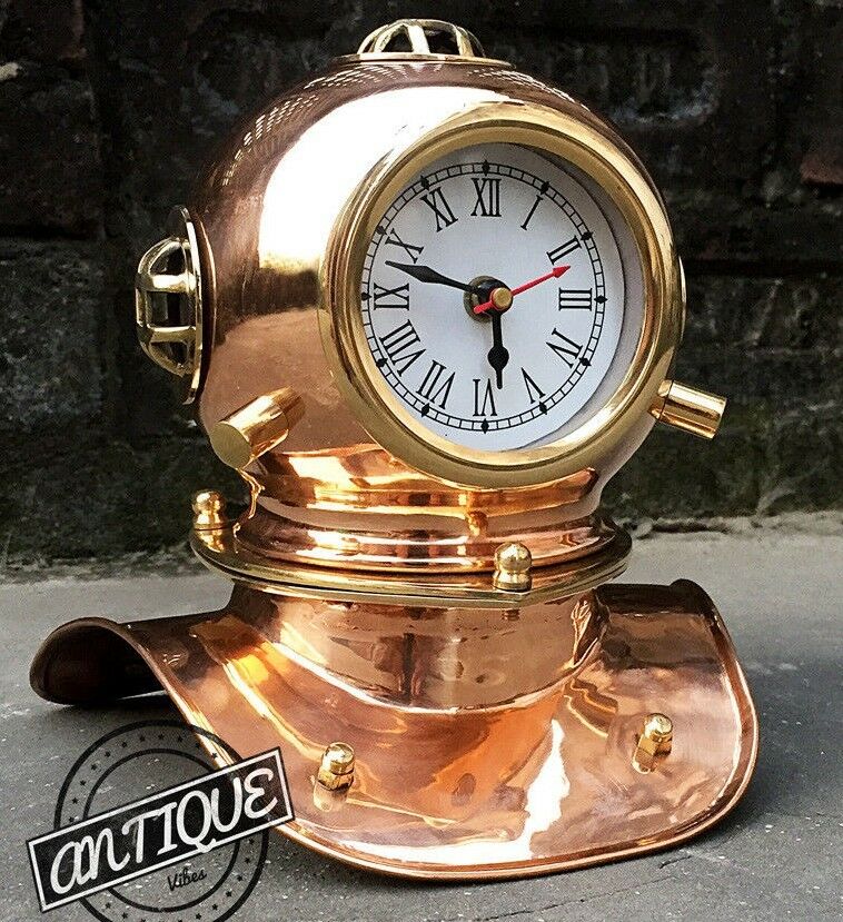 Klok duikershelm met vintage uitstraling