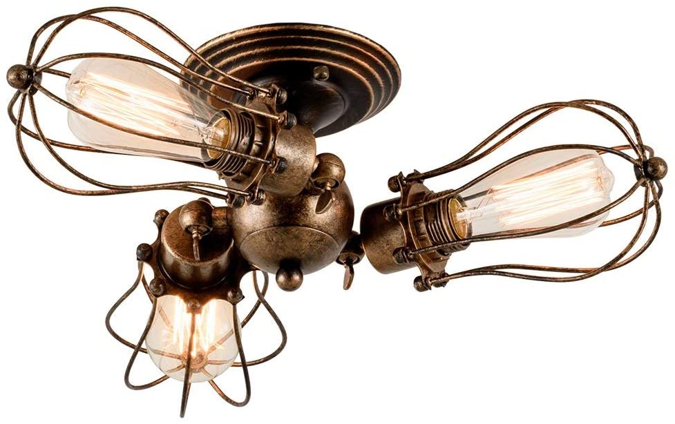 Plafondlamp / Wandlamp vintage, verstelbaar