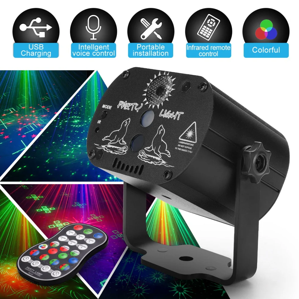 Laser 3 in 1  Par + Stroboscoop + Multilaser