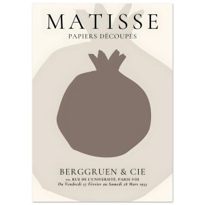 Artfulprints Poster Matisse – Still fruit – A4 21×29.7 cm – Grijs Artfulprints Poster Matisse – Still fruit – A4 21×29.7 cm – Grijs