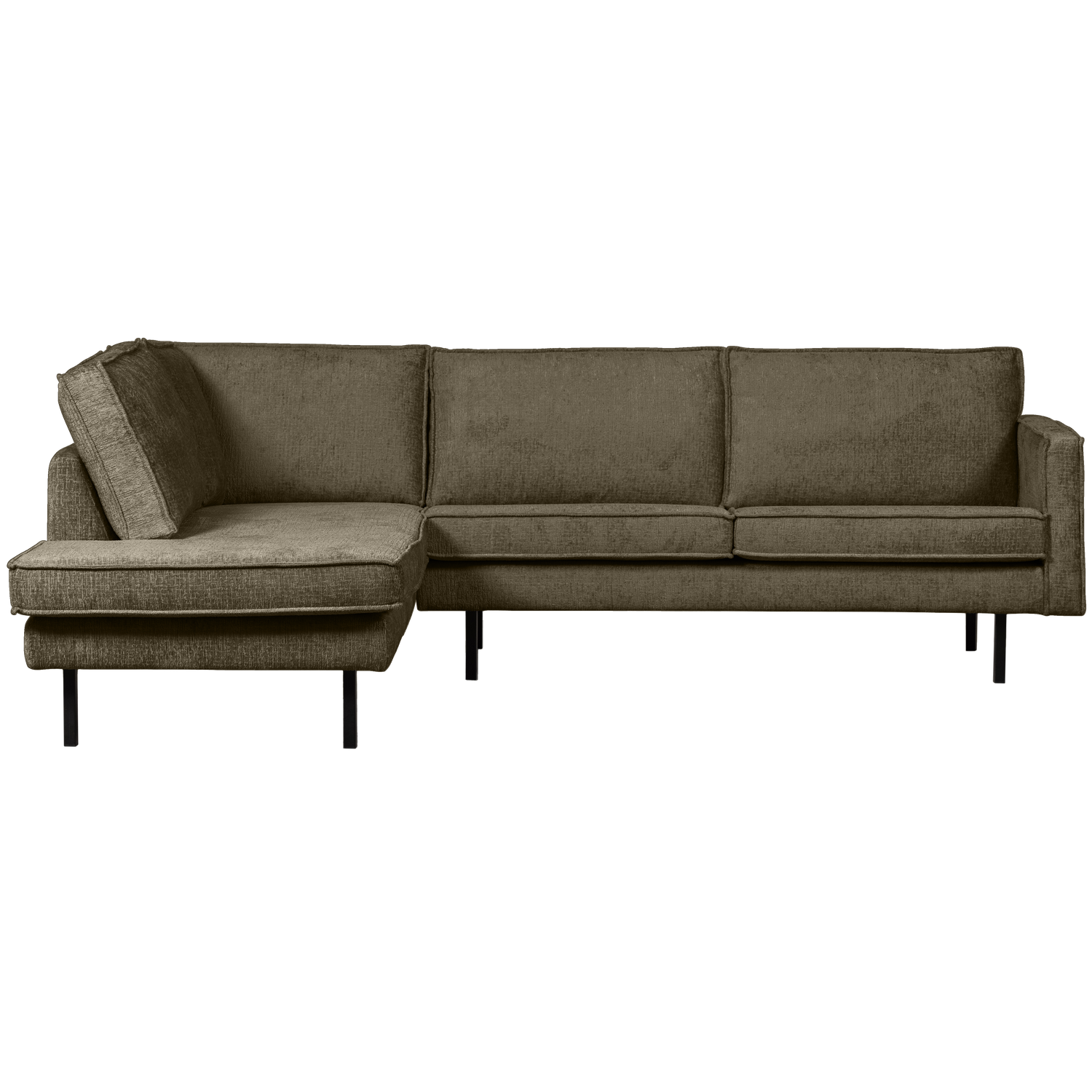 WOOOD hoekbank links Rodeo - Velvet - Bonsai - 85x266x213