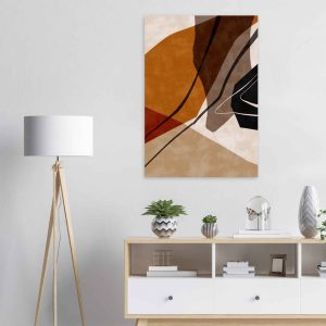 Artfulprints Poster Boho – Warm abstraction – 70×100 cm – Bruin Artfulprints Poster Boho – Warm abstraction – 70×100 cm – Bruin