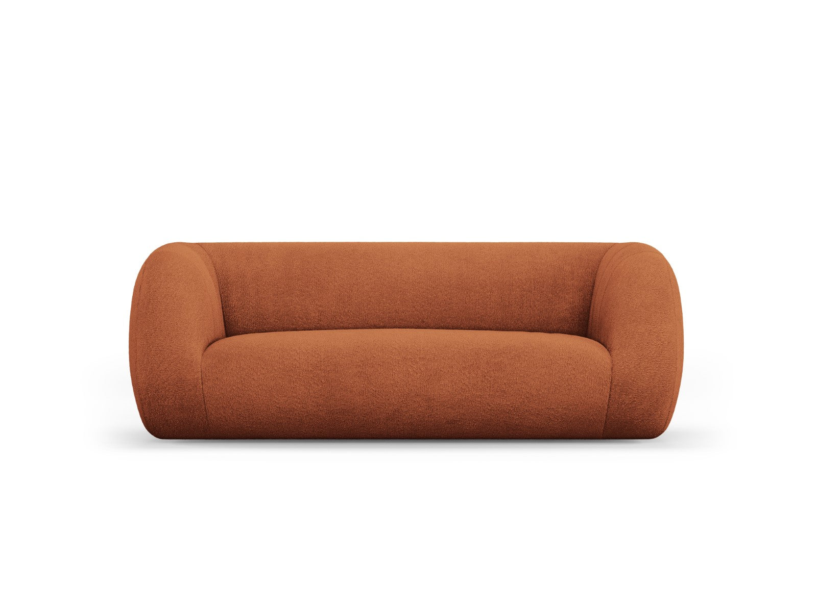 Cosmopolitan Design Bank Essen 2-zits, boucle, bruin - 95x210x86cm