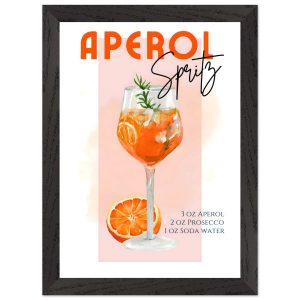 Artfulprints Poster met Lijst Aperol Spritz – Pink – A4 21×29.7 cm – R Artfulprints Poster met Lijst Aperol Spritz – Pink – A4 21×29.7 cm – R