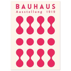 Artfulprints Poster Bauhaus – Ausstellung fuchsia – 50×70 cm – Roze Artfulprints Poster Bauhaus – Ausstellung fuchsia – 50×70 cm – Roze