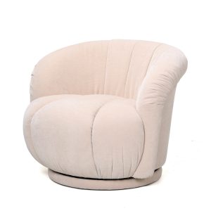 DÉJA Living Fauteuil Arby – Beige Stof/Metaal – 86x84x70cm DÉJA Living Fauteuil Arby – Beige Stof/Metaal – 86x84x70cm