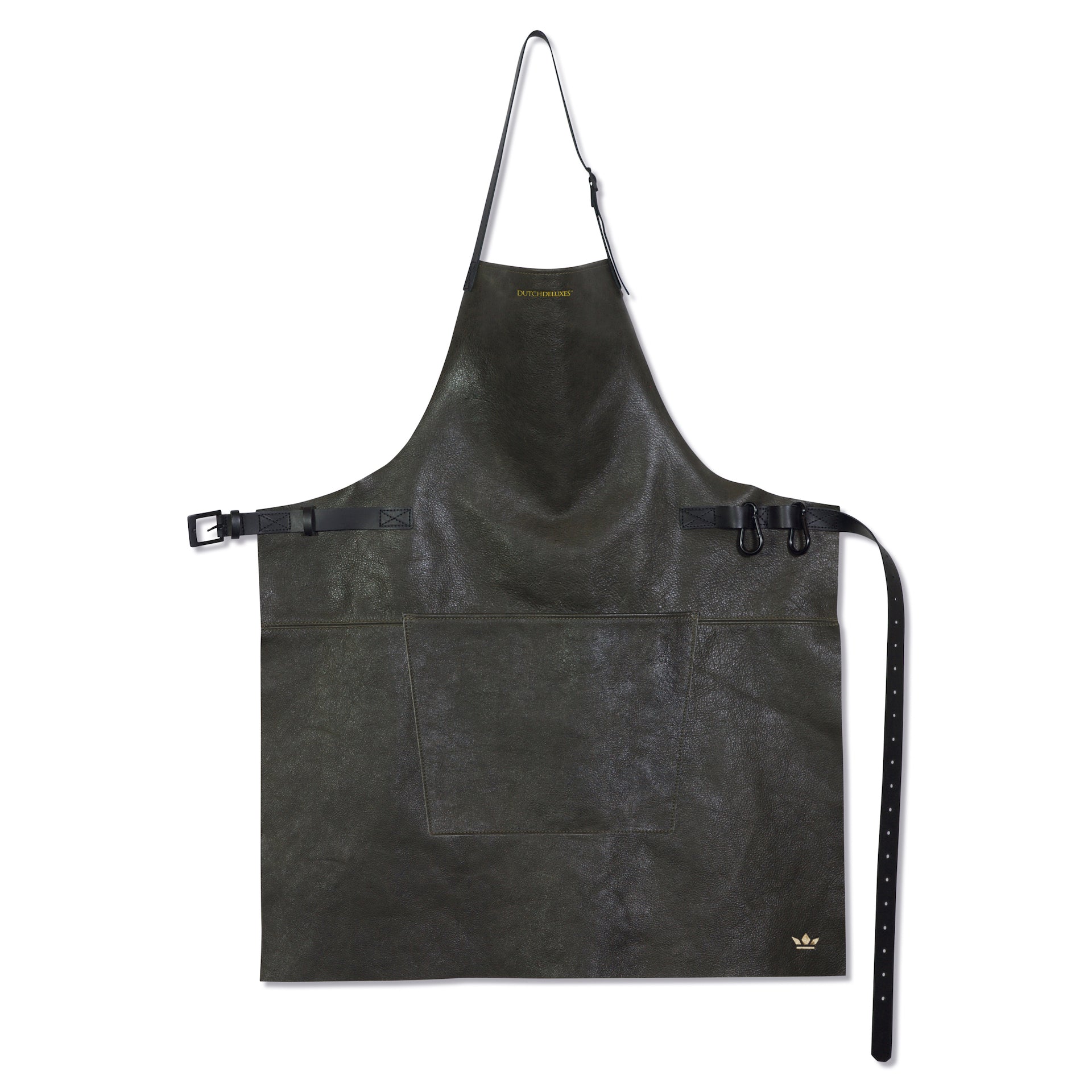 Dutchdeluxes Handgemaakte Keukenschort - Barbecue - Leer - Vintage - t