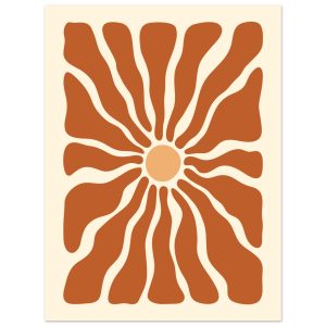 Artfulprints Boho – Ibiza sun poster 30×40 cm Artfulprints Boho – Ibiza sun poster 30×40 cm