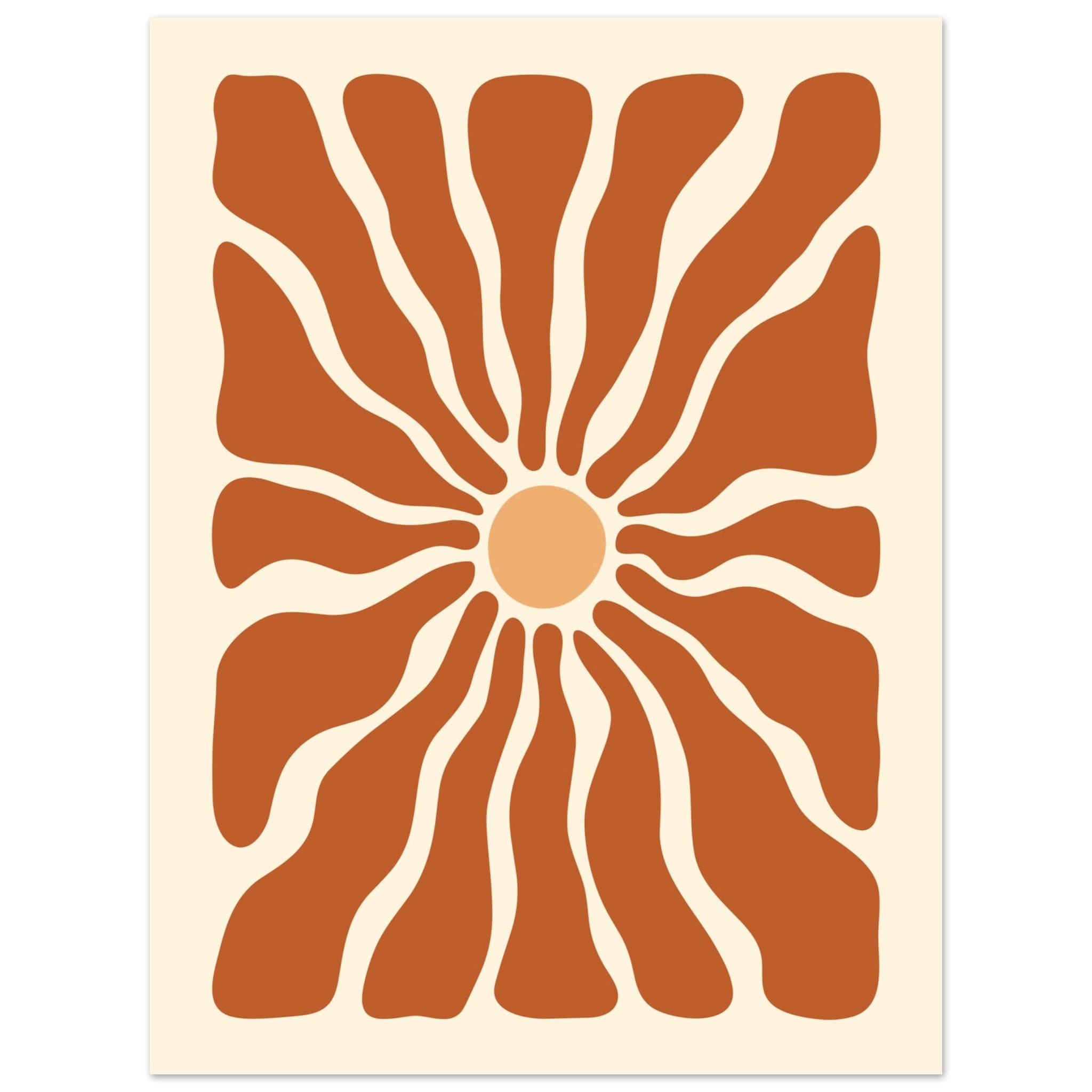 Artfulprints Boho - Ibiza sun poster 30x40 cm