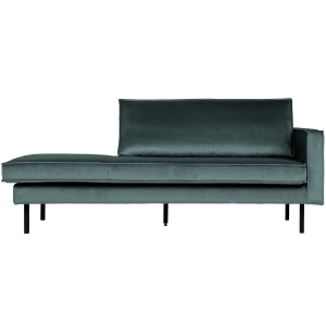 WOOOD daybed rechts Rodeo – Velvet – Teal – 85x266x86/213 WOOOD daybed rechts Rodeo – Velvet – Teal – 85x266x86/213